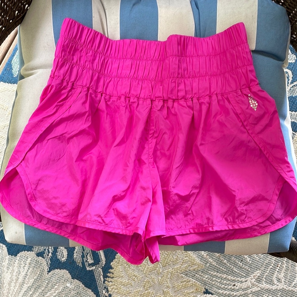FP Movement The Way Home pink shorts